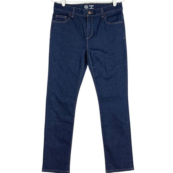 Wonder Nation Girls Straight Leg Classic Fit Stretch Blue Denim Jeans Sz 16 NWOT - Picture 1 of 10